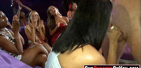  12 Holy shit!  Milfs go cock crazy at cfnm party26